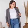 Long Blazer Gris