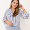 Blusa Andrea Rayas Azules