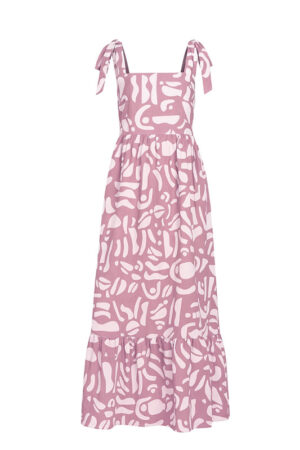 Vestido Marcelina Maxi Lila Flo