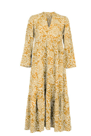 Tunica Elena Maxi Amarillo Flo