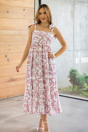 Vestido Marcelina Maxi Lila Flo