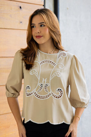 Blusa Alba Beige