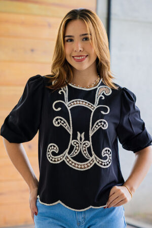 Blusa Alba Negra