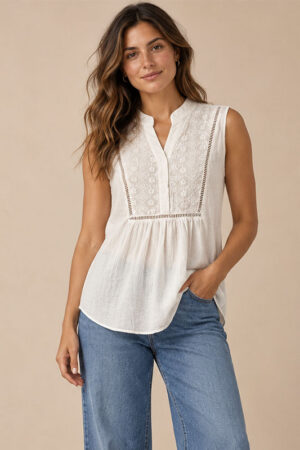 Blusa Eleine Blanca
