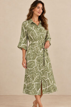 Vestido Dulce Verde Floral