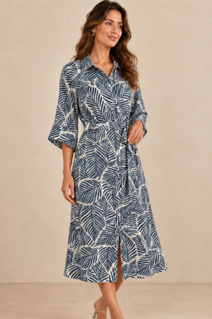 Vestido Dulce Azul Floral