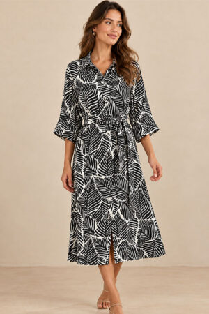Vestido Dulce Negro Floral